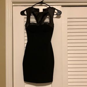 XS black Material Girl mini cocktail dress